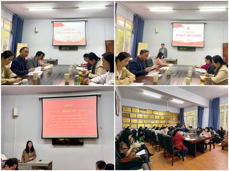 护理学院党委召开理论学习中心组（扩大）会议