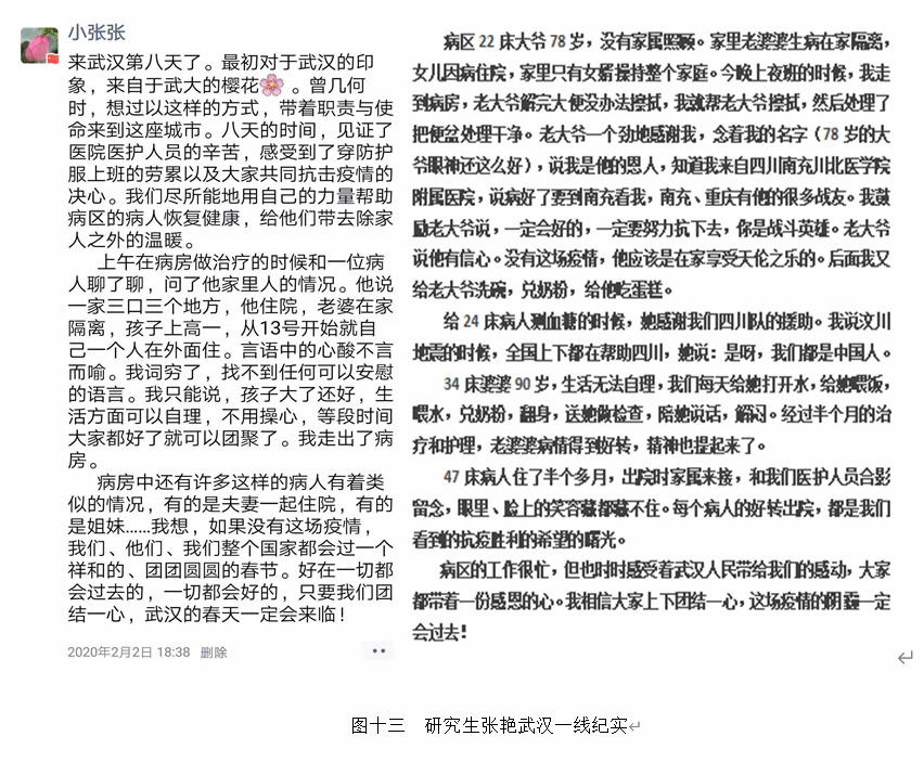 众志成城齐奋战,护理学院研究生师生抗疫在行动