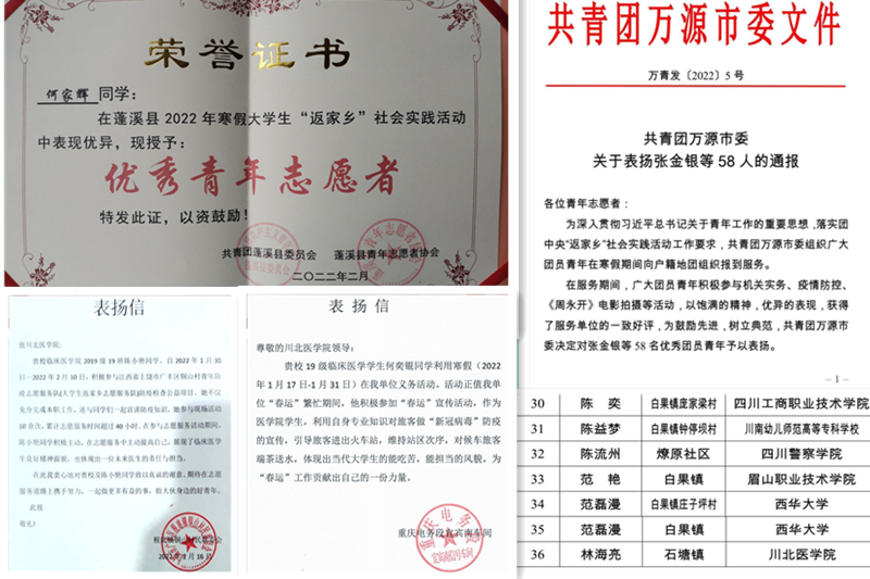 临床医学院学生工作党总支开展“涓滴汇海,玄序花开”寒假社会实践活动