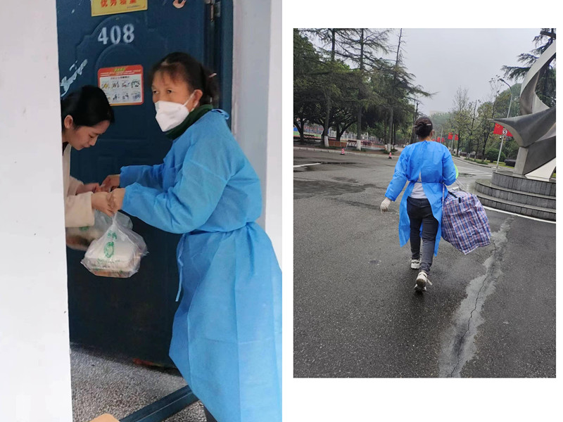 坚守防疫一线 公寓人勇敢逆行