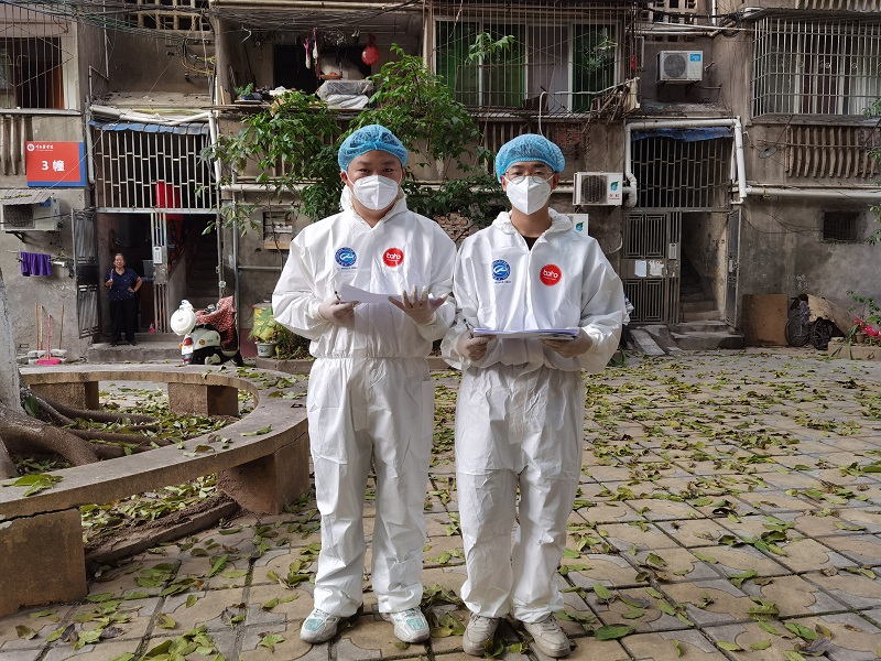 学校开展疫情防控入户排查志愿服务活动