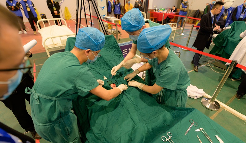 【精彩瞬间】川北医学院第八届临床技能竞赛