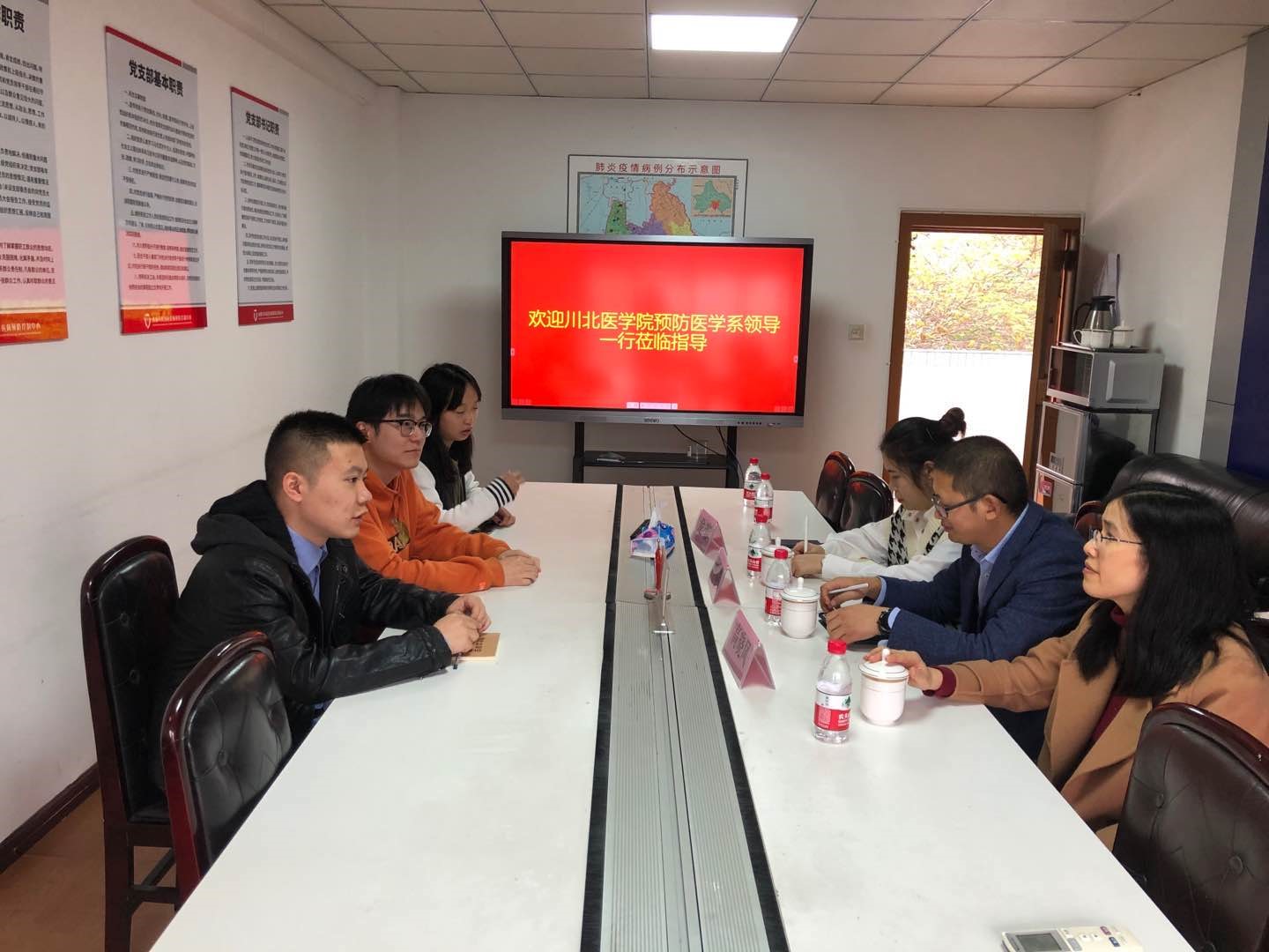 预防医学系一行三人到成都天府新区疾病预防控制中心开展交流座谈