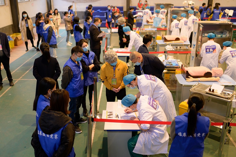 【精彩瞬间】川北医学院第八届临床技能竞赛