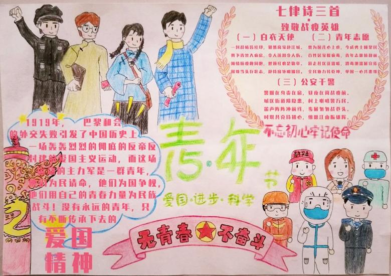 【家教协会】“五四精神，传承有我”手抄报大赛圆满结束