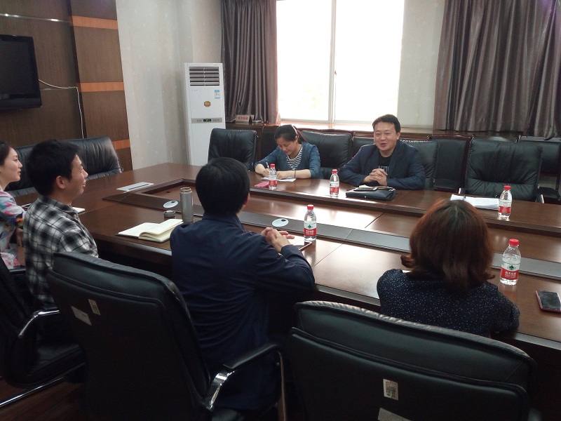 我校发展规划处到西华师范大学发展规划与目标督查办公室进行调研