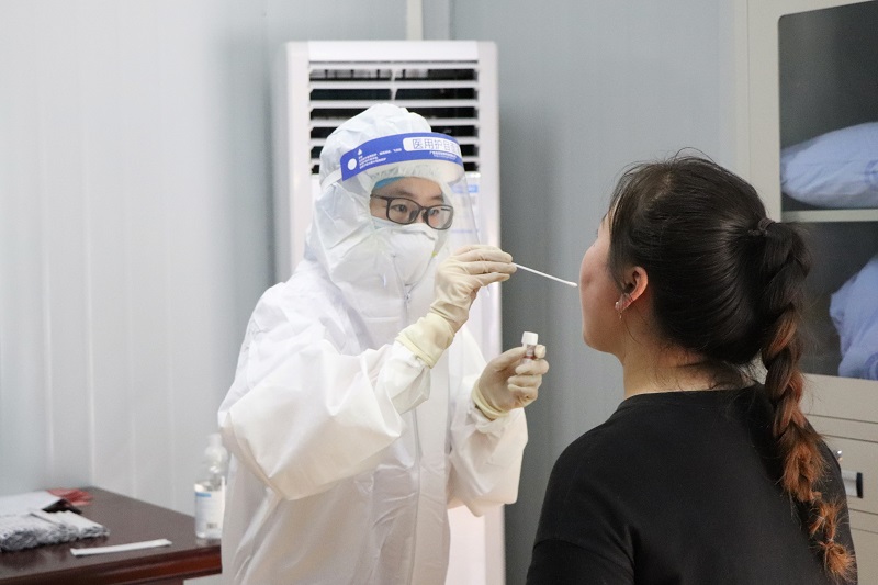 第二附属医院冲锋校园防疫第一线