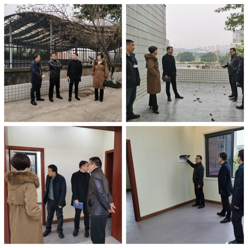 校领导检查高坪校区各项工程改造项目和后勤管理服务保障工作