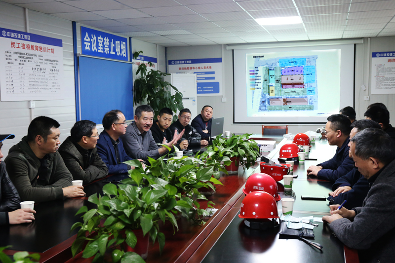 学校工会组织教职工代表巡查川北医学院国际医院项目