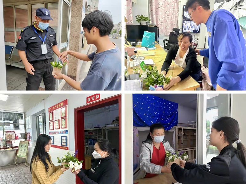 中西医临床医学系开展“护佑健康，点赞最美防控劳动者”献花活动