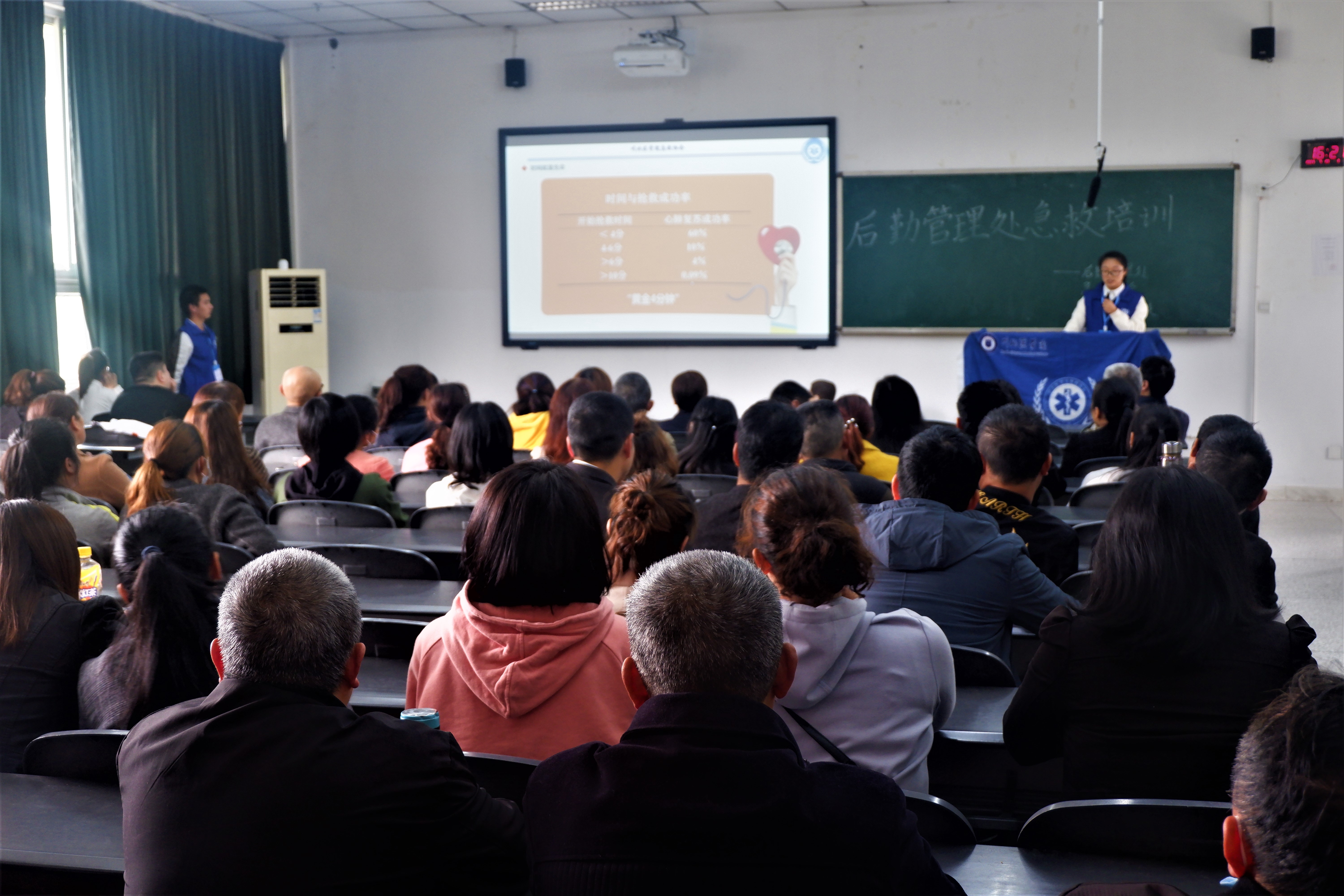 麻醉学系联合后勤产业处开展急救培训