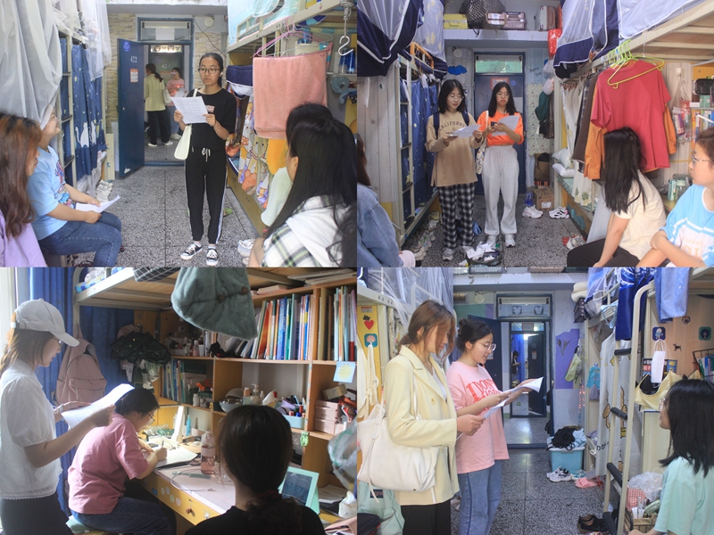 医学检验系开展“强化安全意识，共创平安校园”主题宣讲进寝室活动