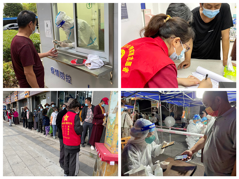 助力疫情防控 护理学院师生在行动