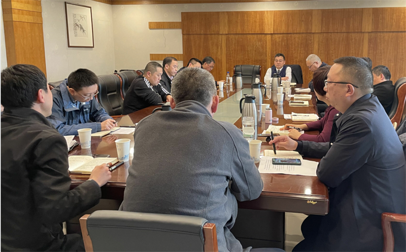 校领导主持召开分管部门重点工作协调会