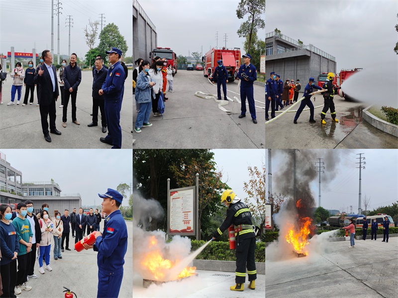 保卫处组织“校园119”学生消防安全管理部走进高坪消防特勤中队参观学习