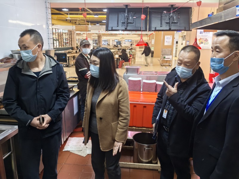高坪区市场监督管理局等四部门对我校食堂开展安全排查整治专项行动