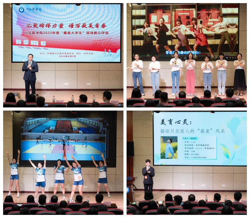 我校举行2023年度“最美大学生”现场展示评选活动