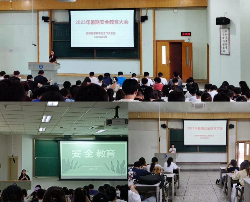 临床医学院学生工作党总支召开暑期安全教育大会