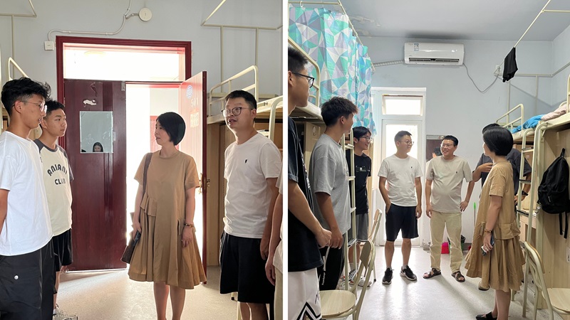 药学院党政领导走访慰问 2024 级新生传递温暖与力量
