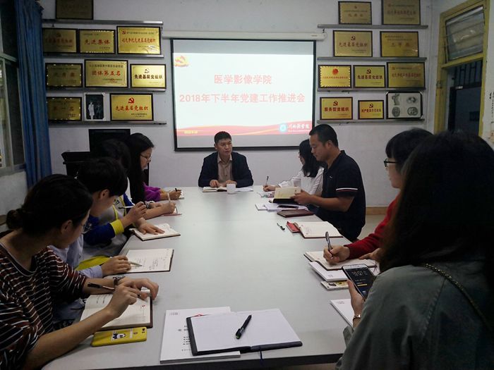 我院党总支召开2018年下半年党建工作推进会