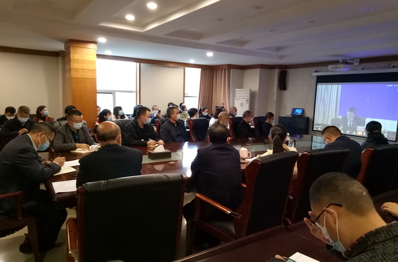 我校参加全省高校党建工作品牌创建和优秀“支部工作法”推荐评选活动推进视频会
