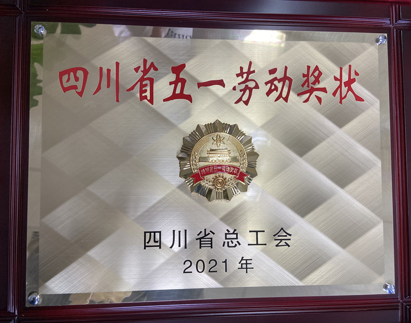 我校附属医院荣获2021年“四川省五一劳动奖状”