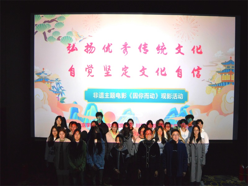 公共卫生学院、精神卫生学院组织观看非遗主题电影《因你而动》
