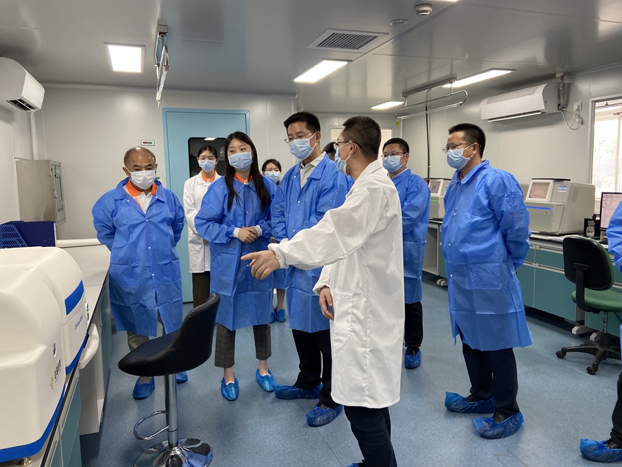 古熙带队赴四川金域医学检验中心有限公司开展访企拓岗考察调研