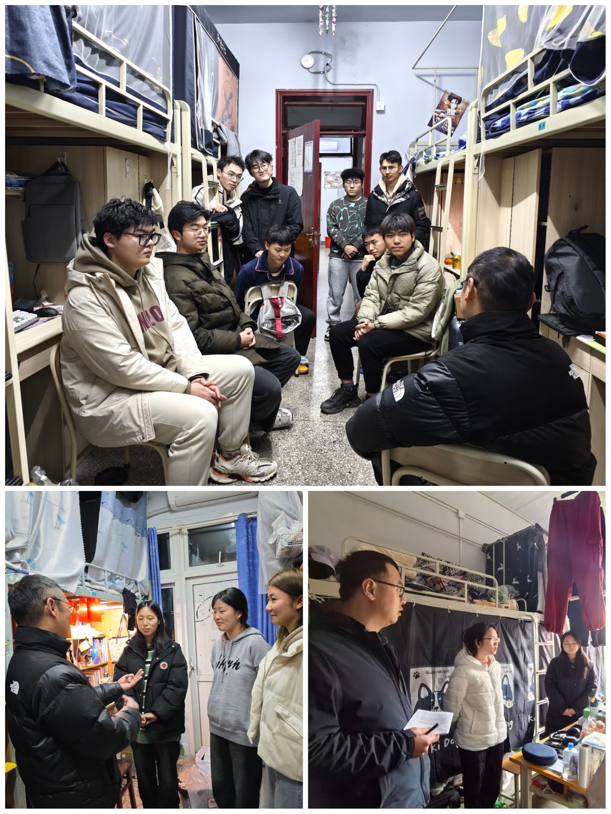 基础医学与法医学院开展新学期学生寝室走访工作