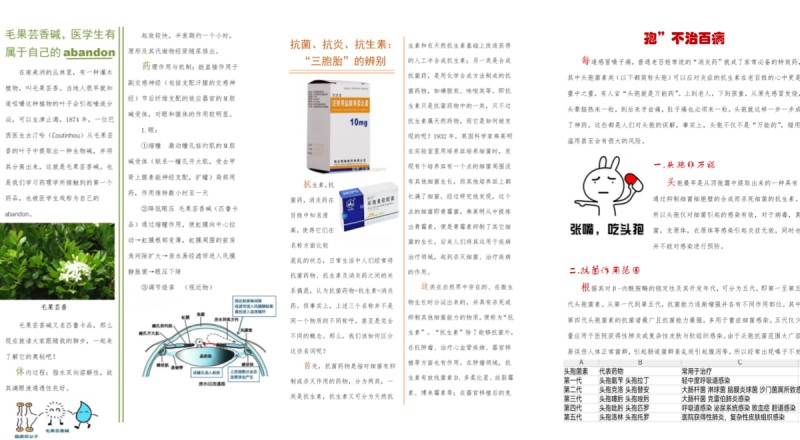 学校开展“知藥”药物科普大赛