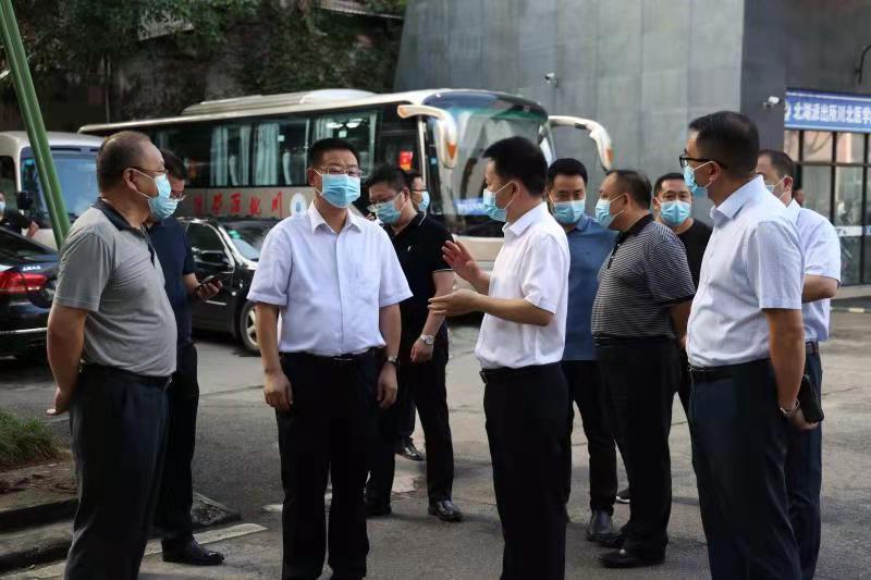 南充市领导现场调研我校大学城新校区建设规划事宜