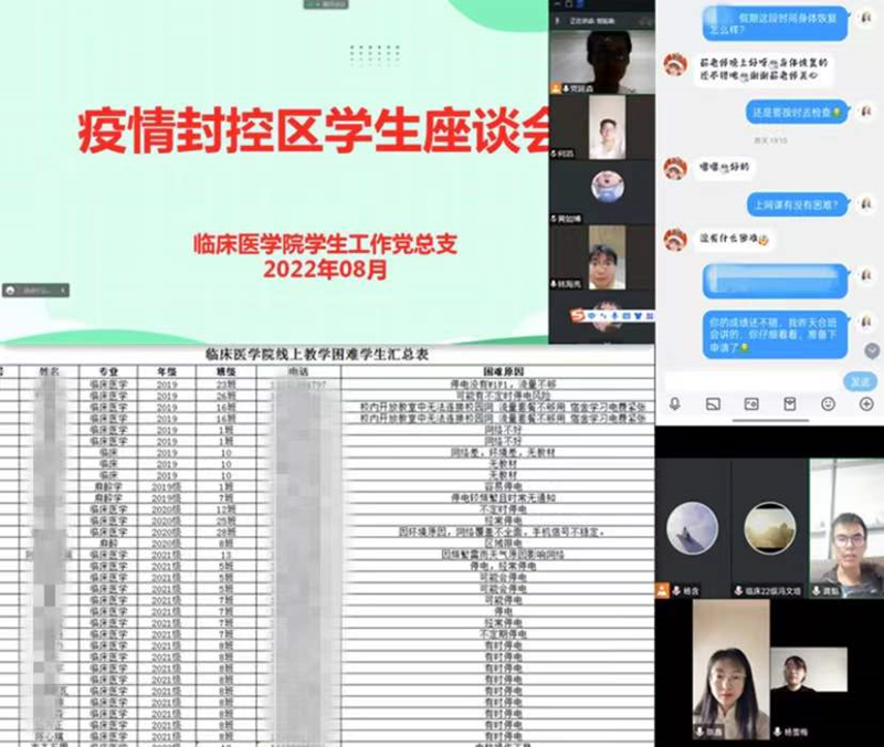 临床医学院学生工作党总支线上开展系列活动扎实推进学风建设