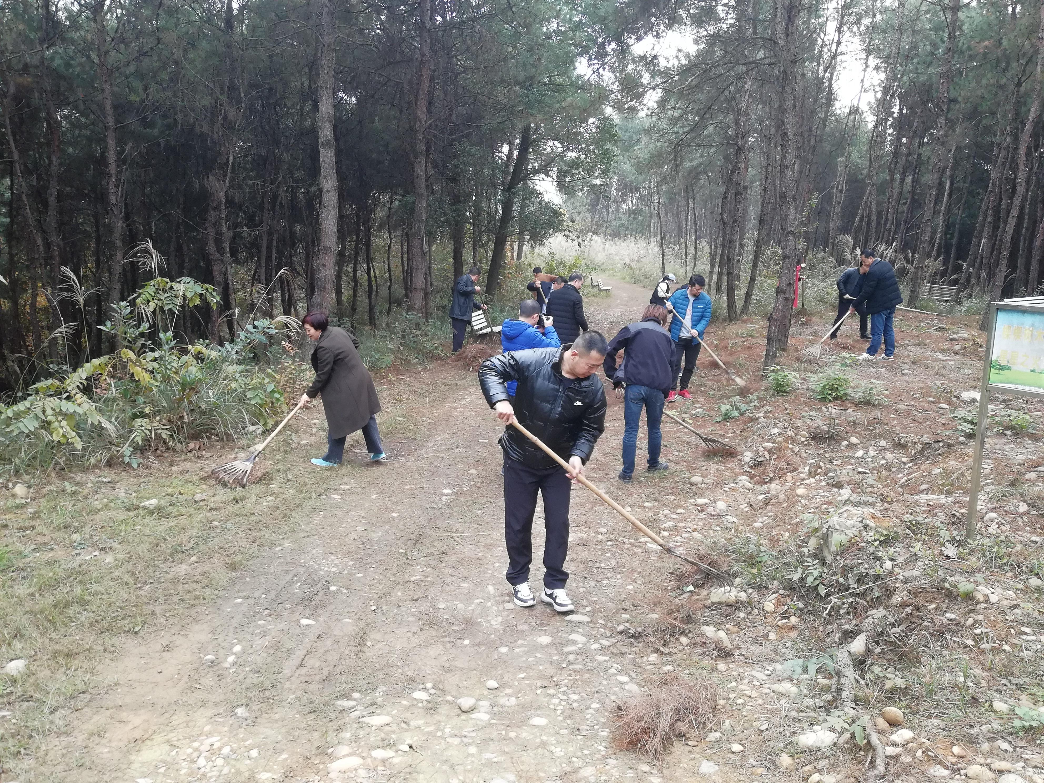 机关三工会开展义务劳动活动