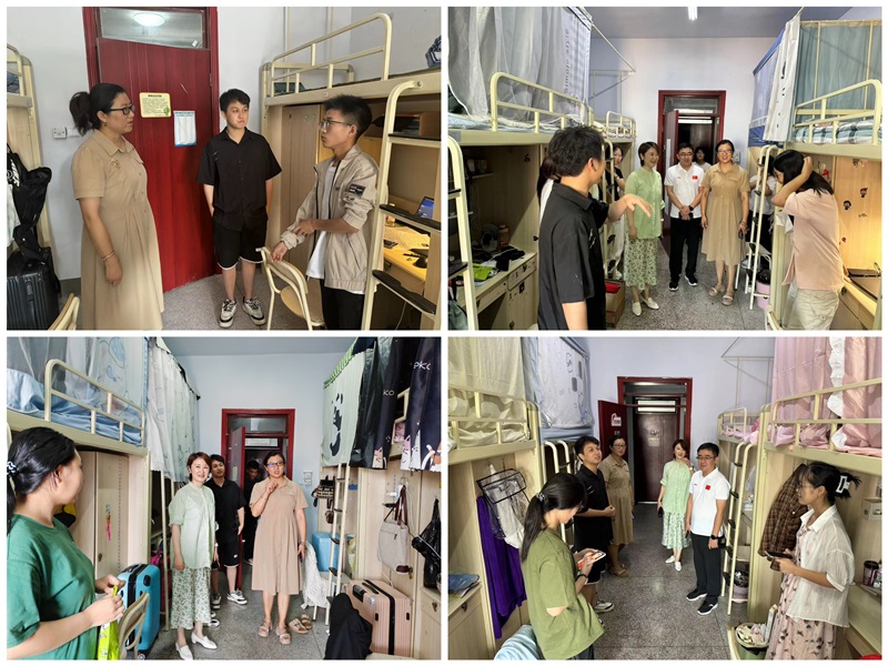 公共卫生学院深入2024级新生寝室开展走访慰问