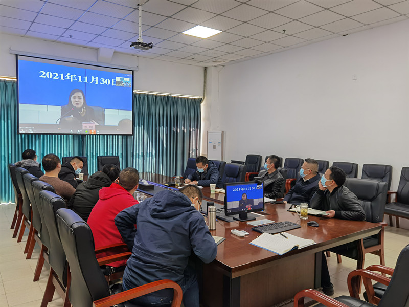 学校领导参加2021年度省内高等院校基建管理工作视频会
