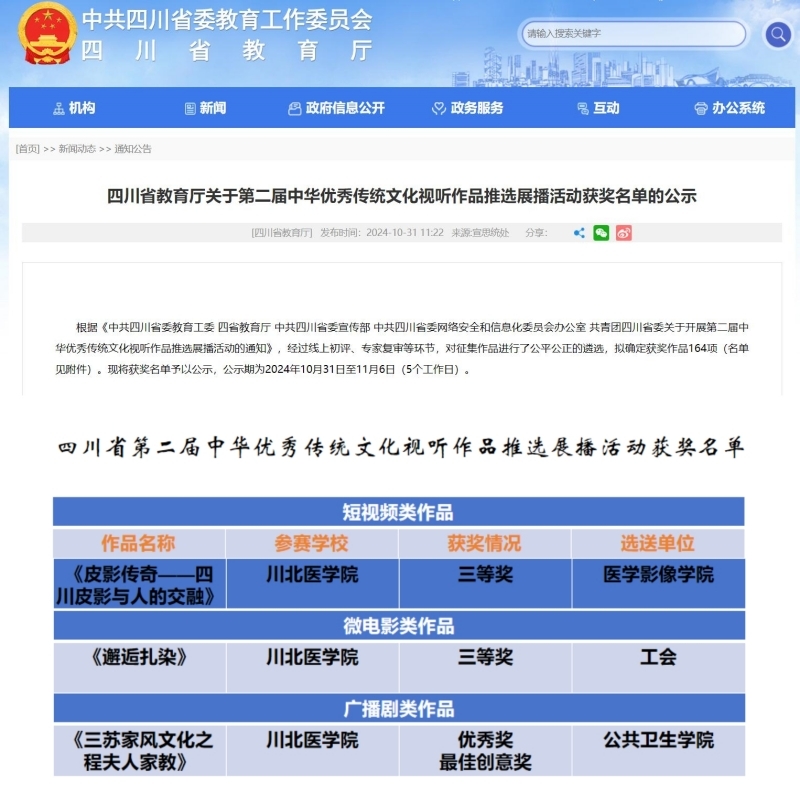 赓续中华文脉 培铸强国之魂 我校师生在省级传统文化活动中取得佳绩