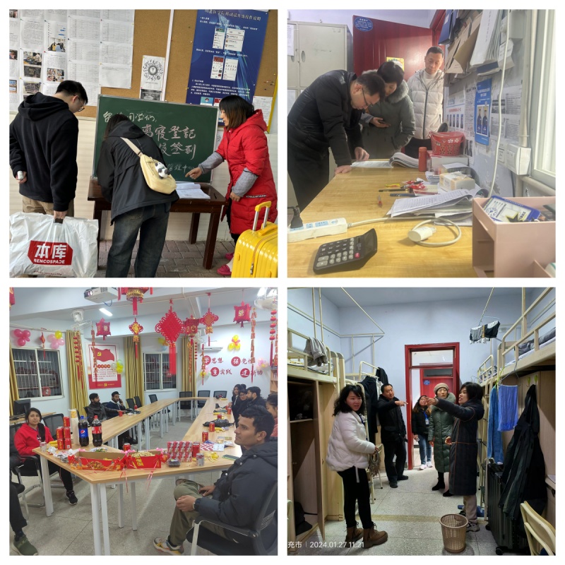 坚守岗位，情暖校园，后勤保障服务寒假不打烊