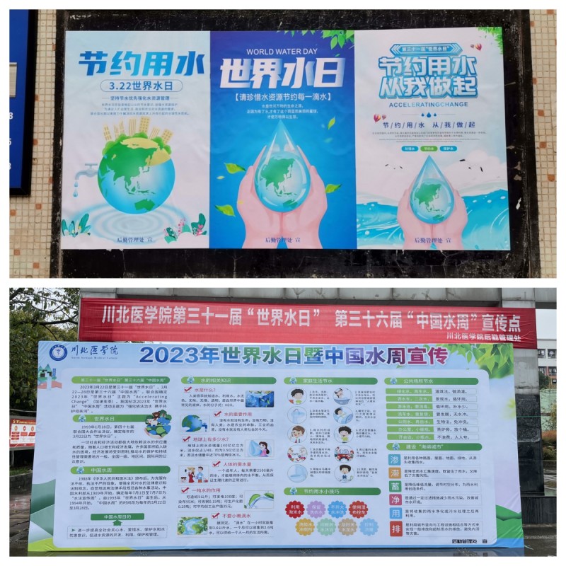 我校开展“世界水日、中国水周”宣传活动