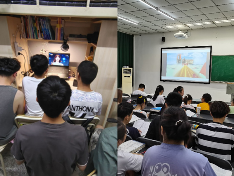 基础医学院组织开展《全国大学生党史知识竞答大会》观看活动