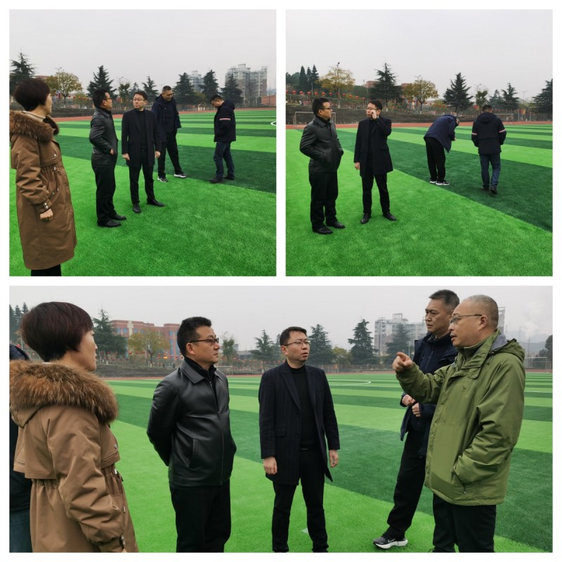 校领导检查高坪校区各项工程改造项目和后勤管理服务保障工作