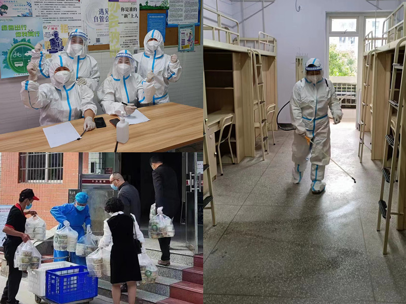 坚守防疫一线 公寓人勇敢逆行