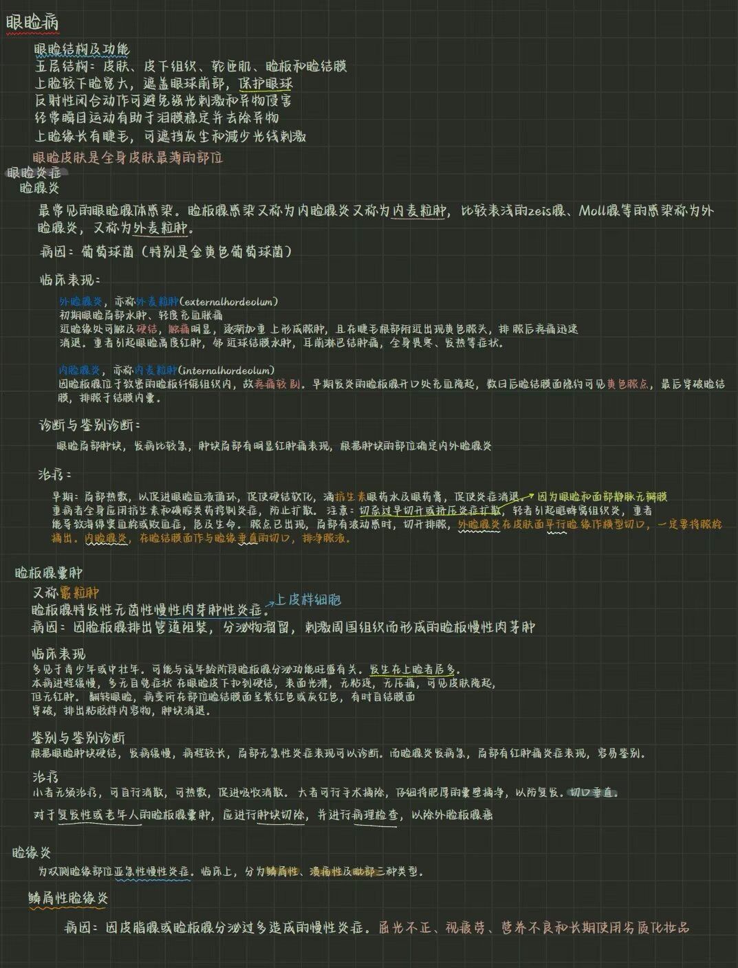 卷帙浩繁涤星潮,立桅扬帆向未来 ——眼视光医学院开展最美笔记评选活动