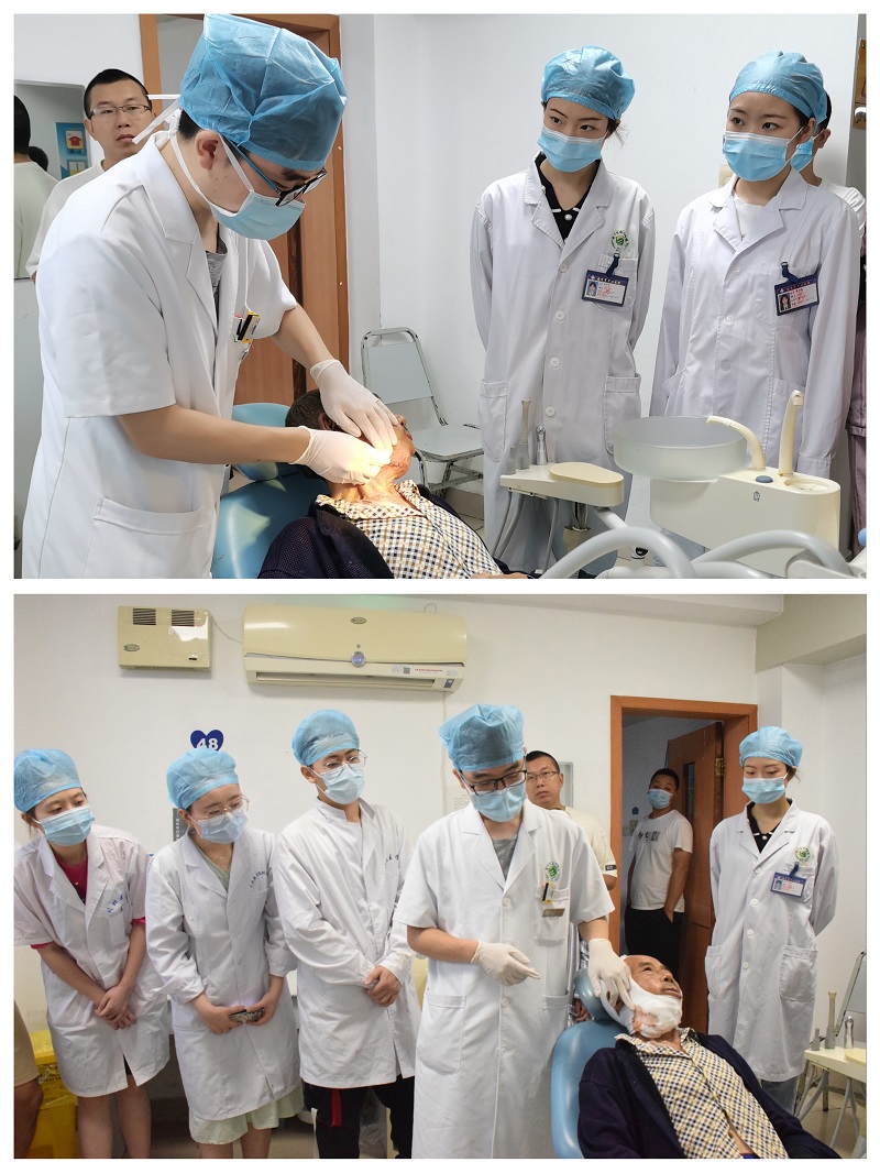 口腔医学系赴遂宁爱心医疗服务队顺利开展中心医院见习活动