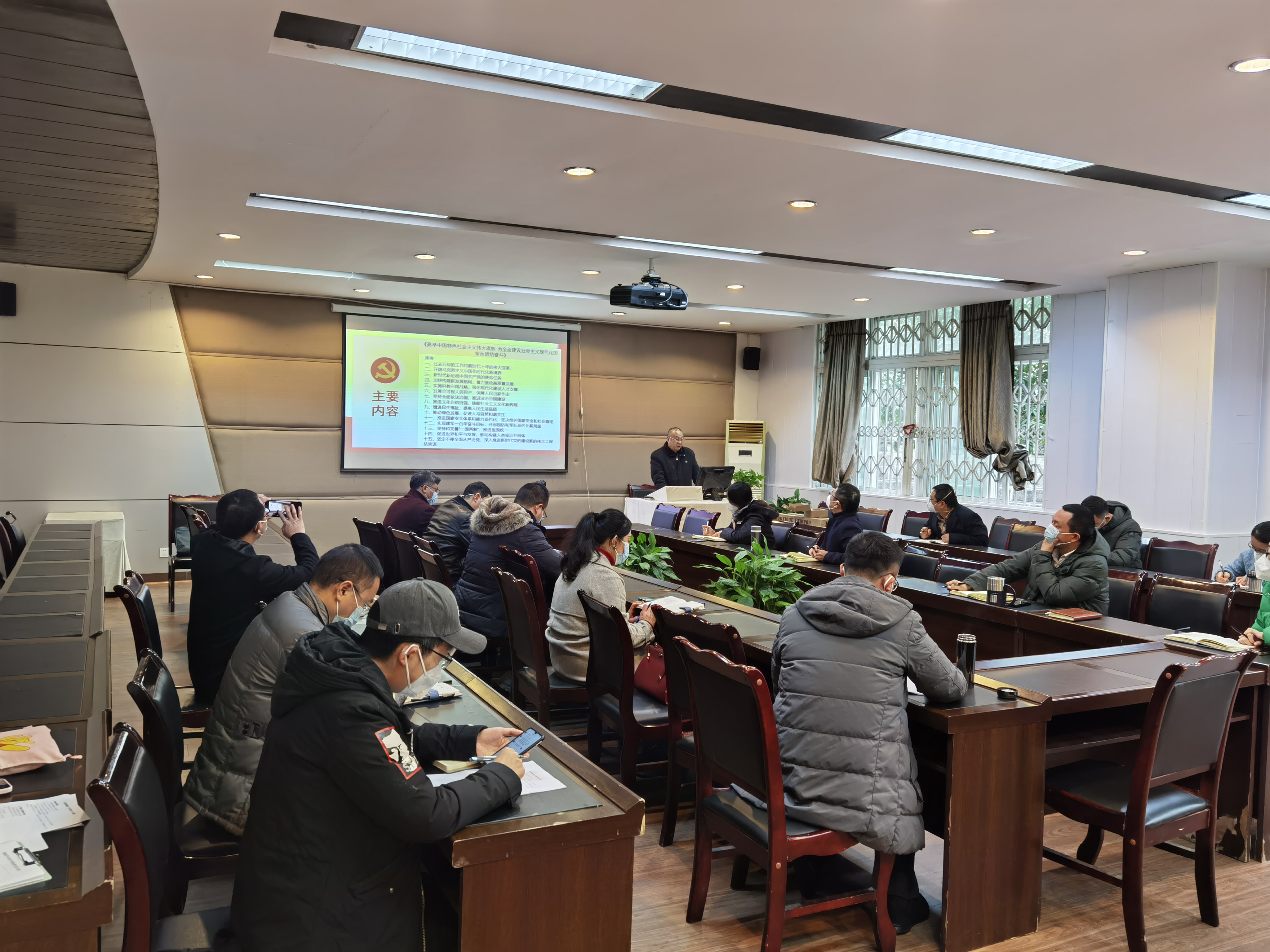 张波到基础医学与法医学院专题宣讲党的二十大精神