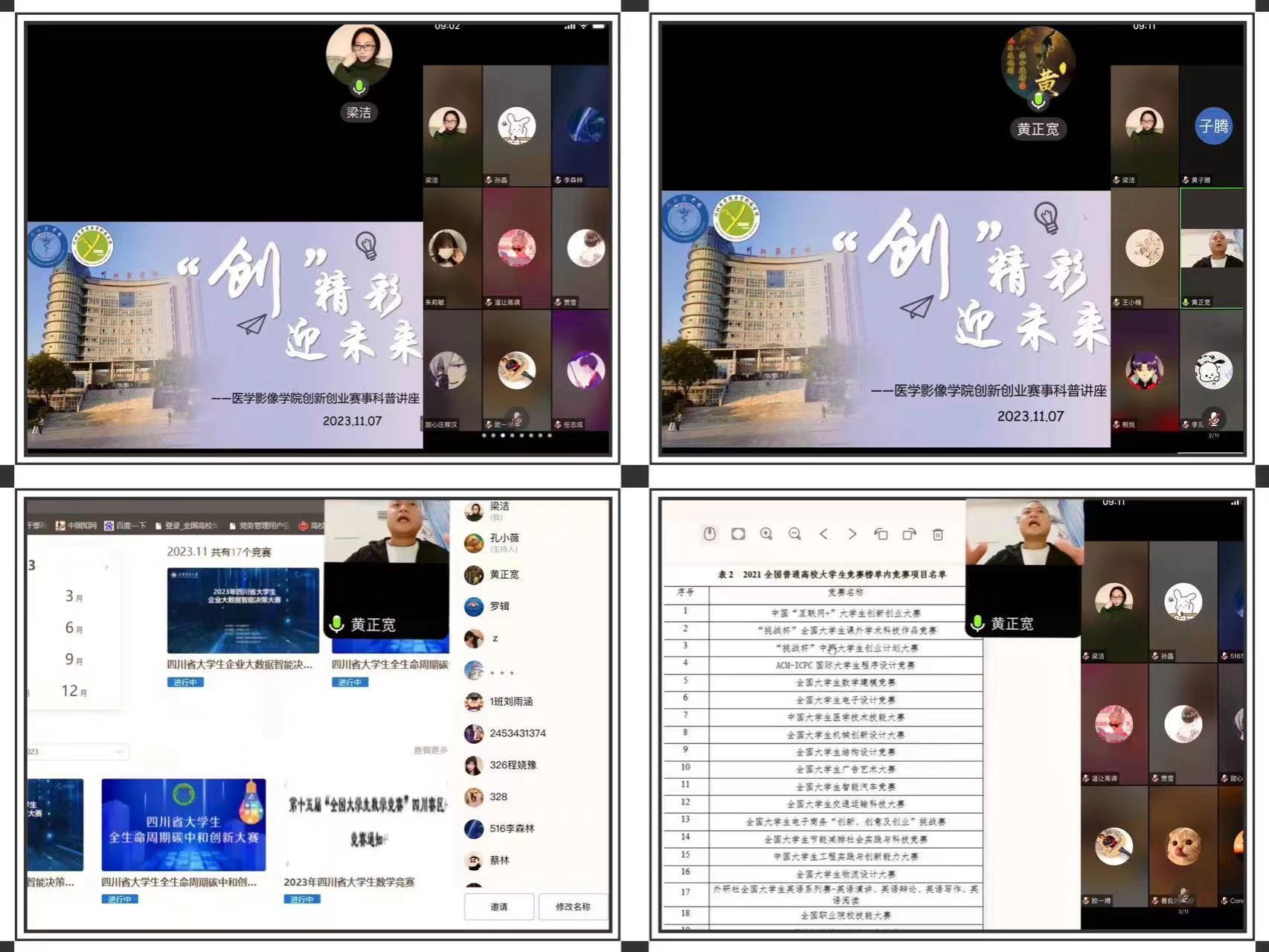 医学影像学院举办“创精彩 迎未来” 创新创业竞赛专题讲座