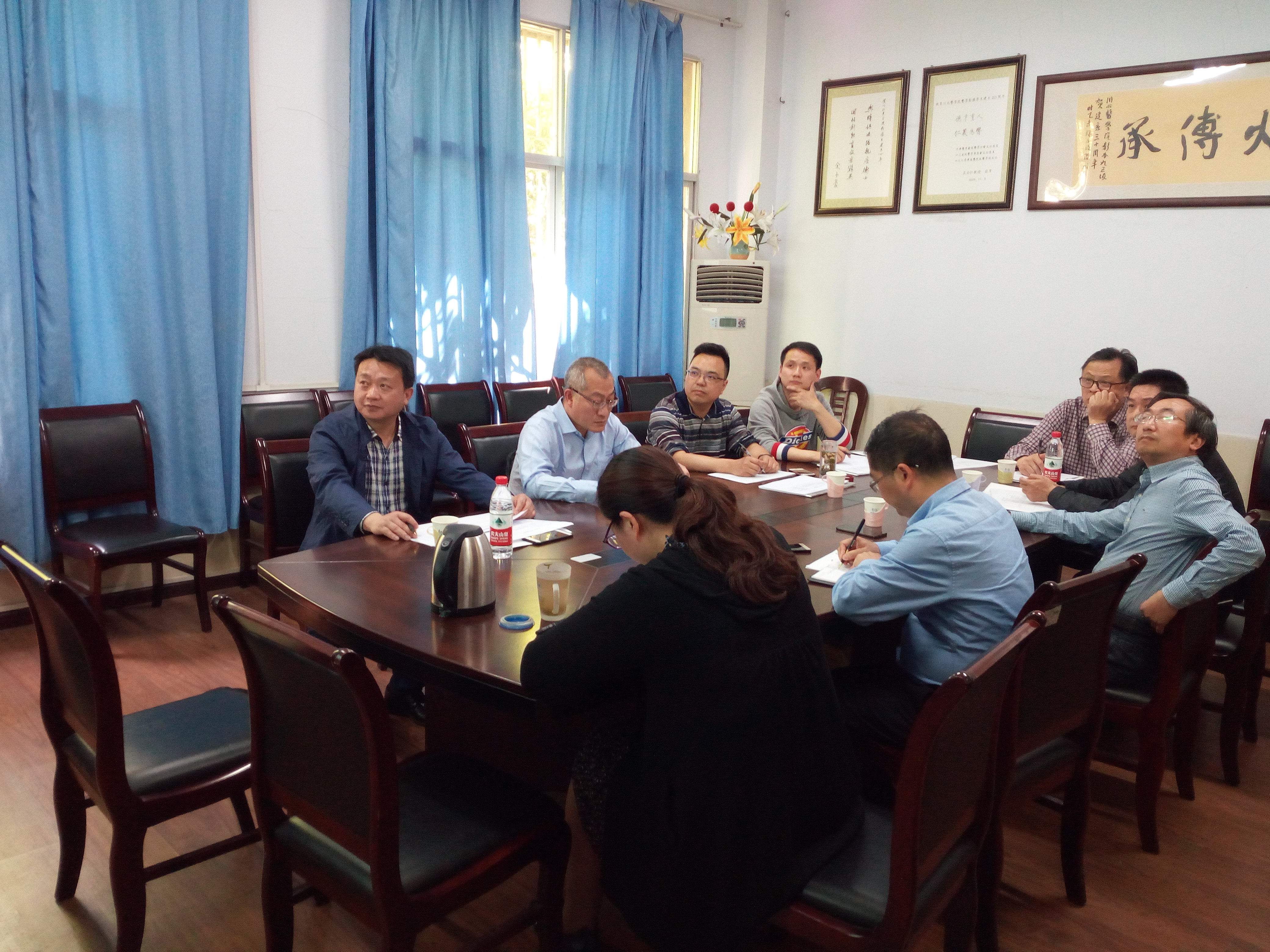 学校校长杜勇带队完成我校2016-2017年央财项目建设情况督查