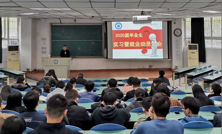 我院召开毕业生实习暨就业动员大会