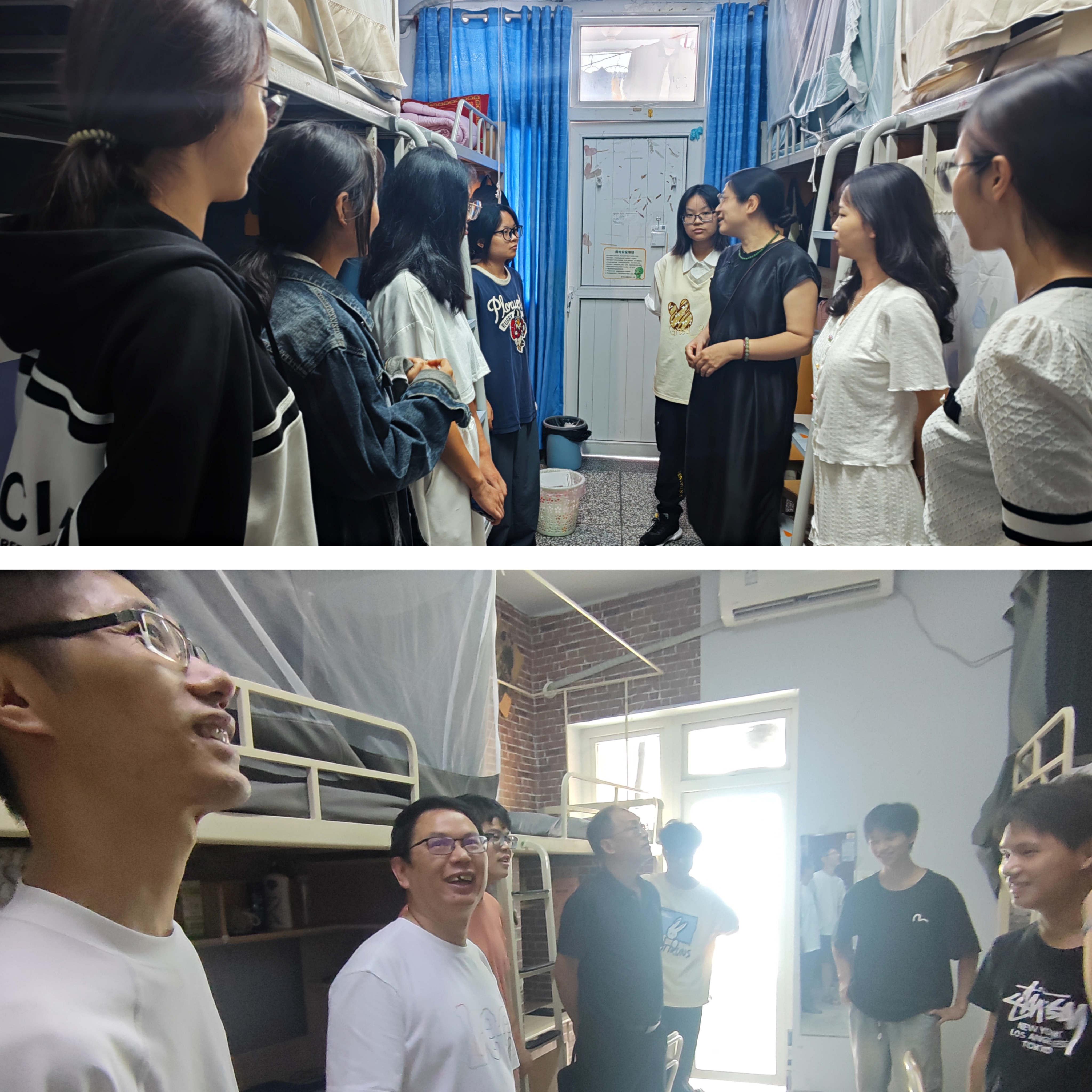 管理学院开展新生宿舍慰问走访活动