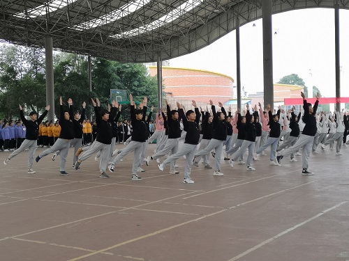 法医学系体操比赛荣获优秀奖