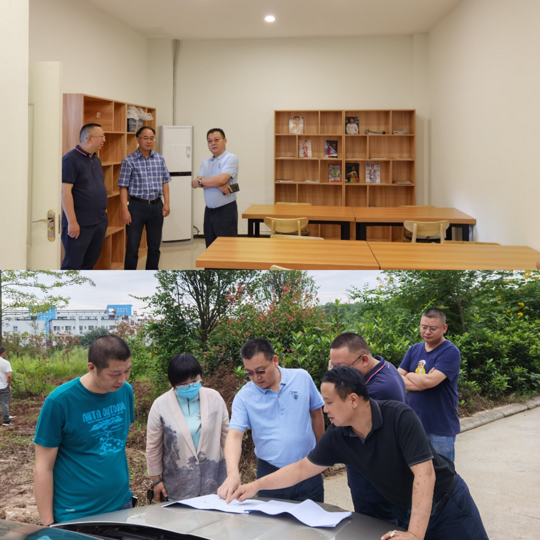 校领导深入学校在建工程工地及“我为群众办实事”民生项目检查督促工作